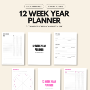 12 week year planner