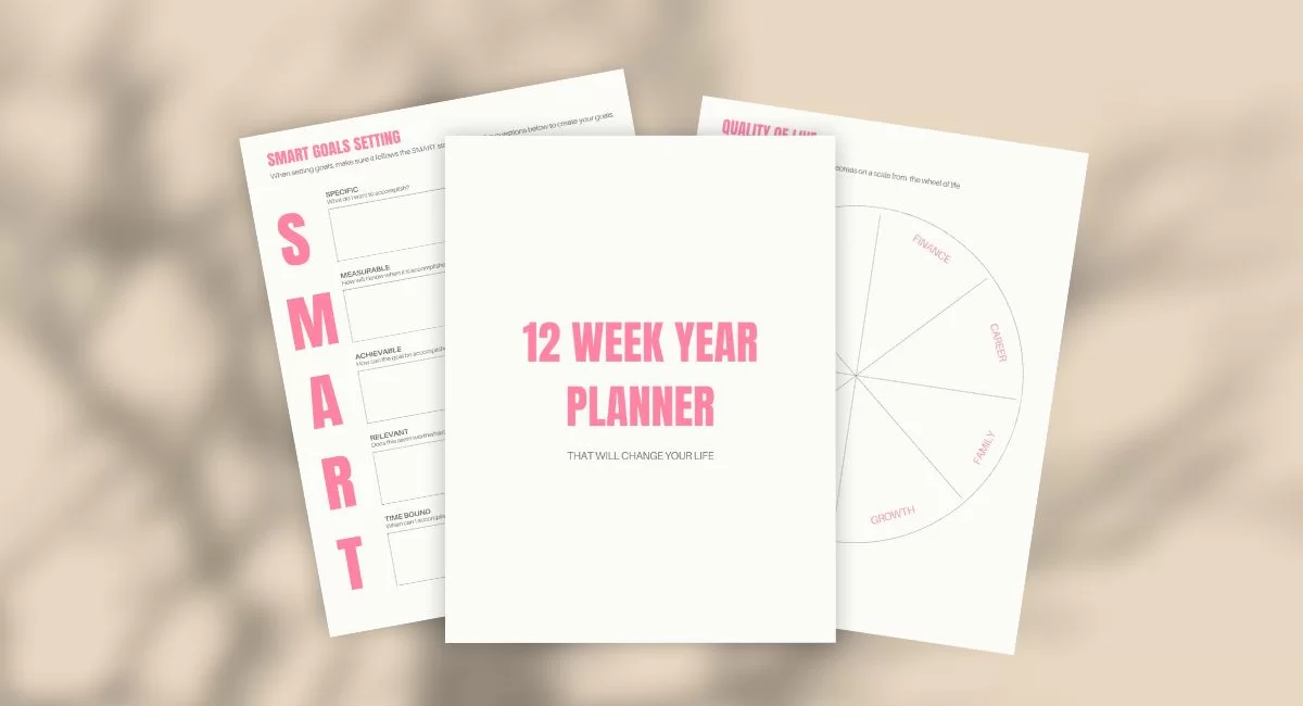 12 week year planner