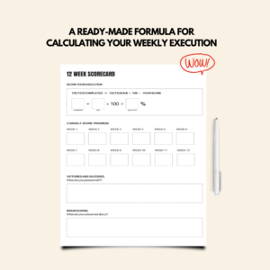12 Week Year Planner PDF - Image 5