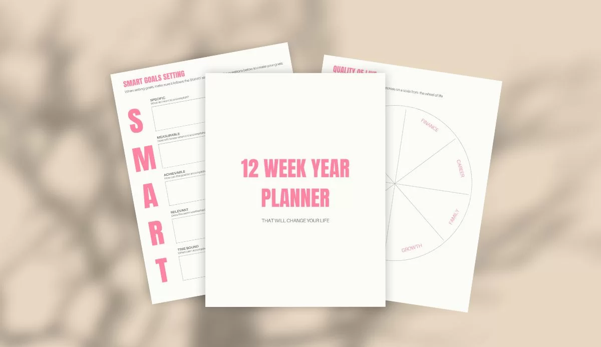 12 week year planner