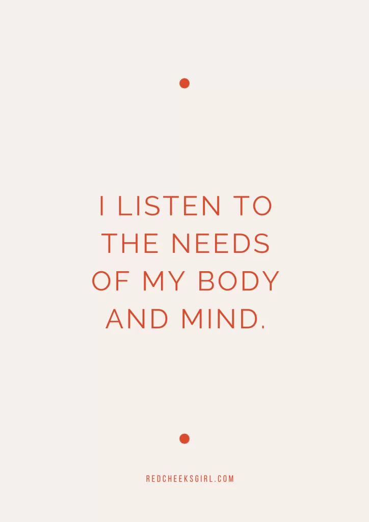 Health Affirmations Vision Board