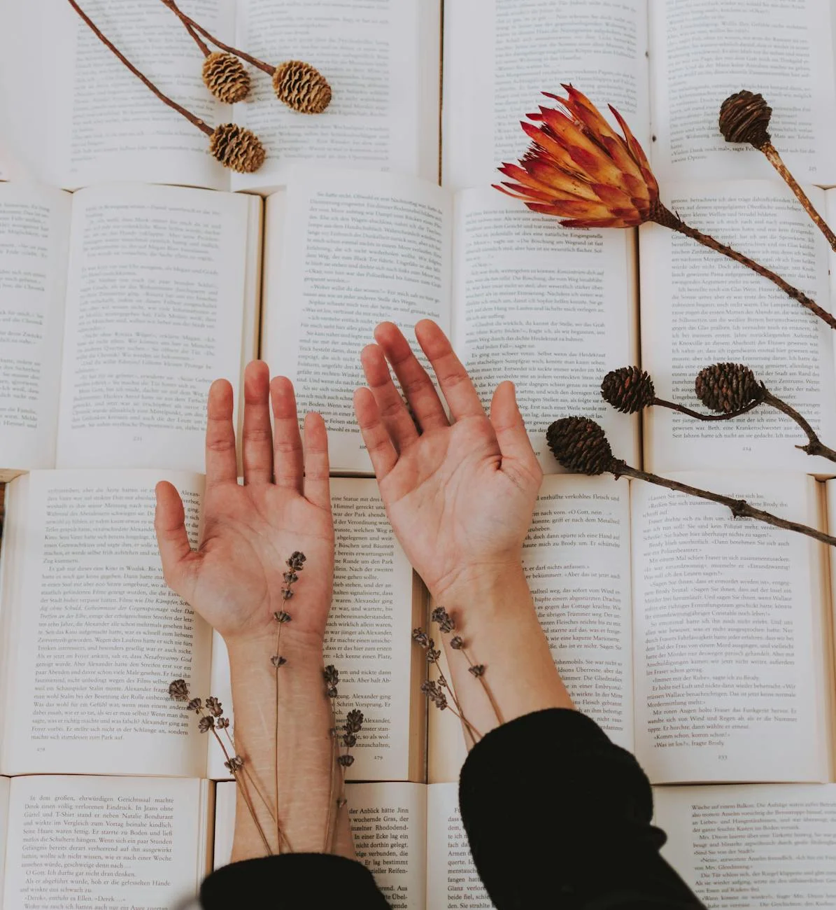 person s hands