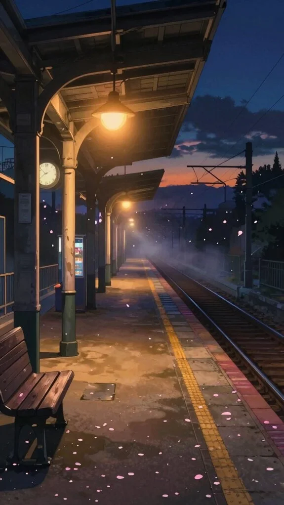 bittersweet solitude in golden glow