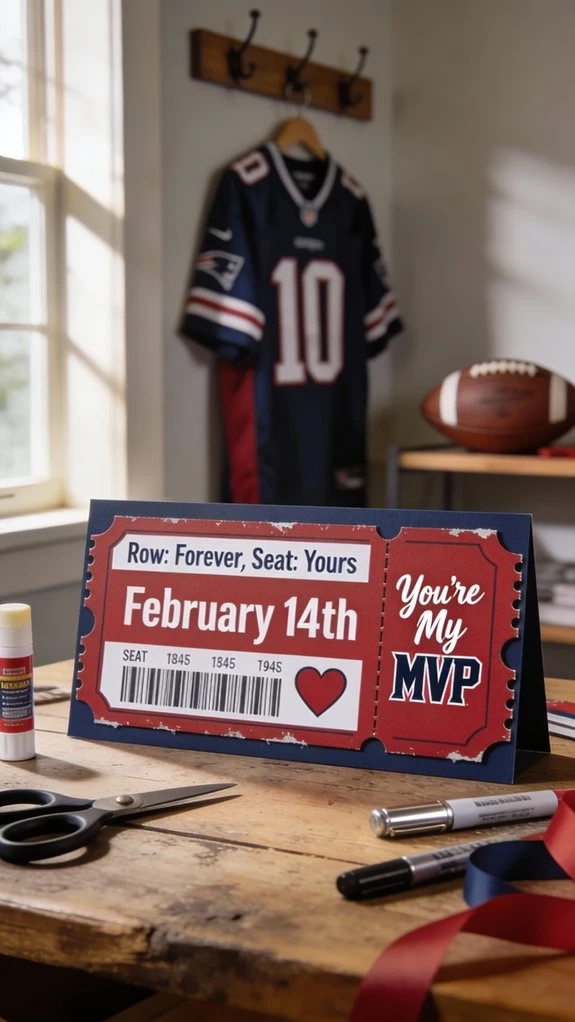 thoughtful personalized sports themed gift card