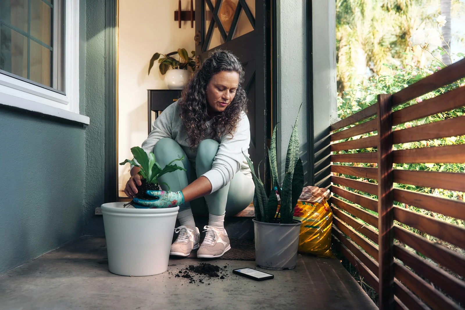 Cortisol-reducing hobbies including knitting, art, and gardening supplies