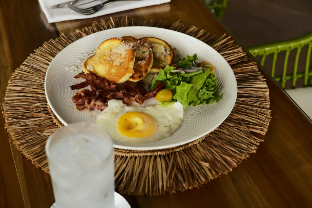 a plate of food
