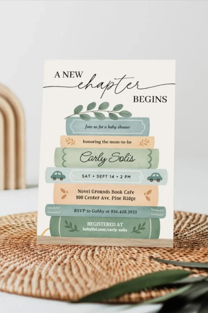 New Chapter Baby Shower Theme: Elegant Book-Inspired Ideas for a Literary Celebration
