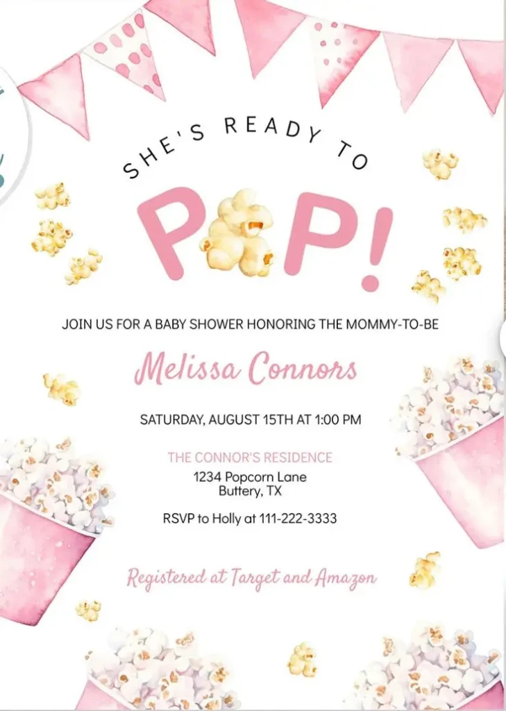 Ready to Pop Baby Shower: Popcorn Theme Ideas That Are Equal Parts Cute and Delicious