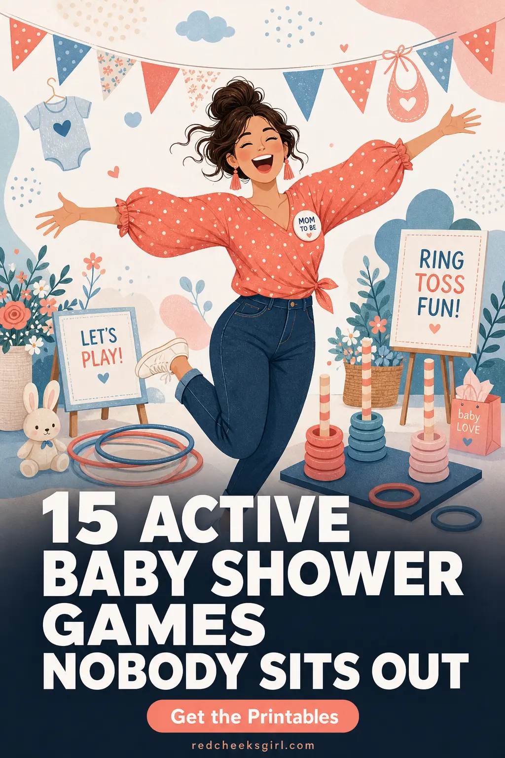 15 Active Baby Shower Games Nobody Sits Out