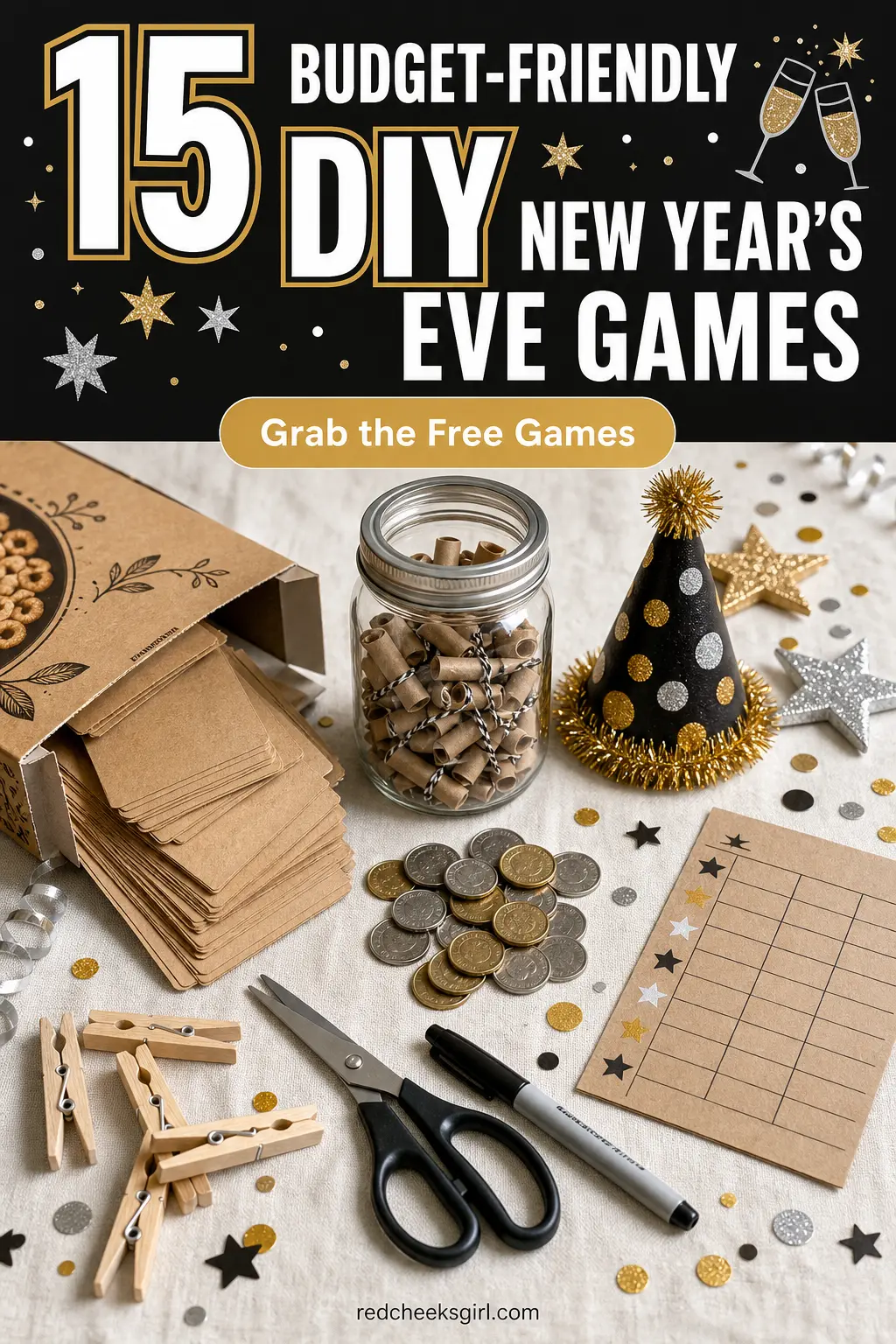 15 Budget-Friendly DIY New Year's Eve Games