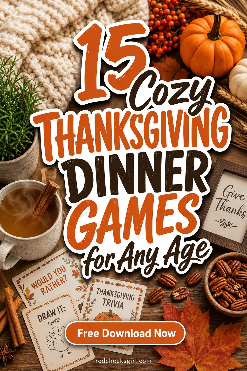 15 Cozy Thanksgiving Dinner Games for Any Age