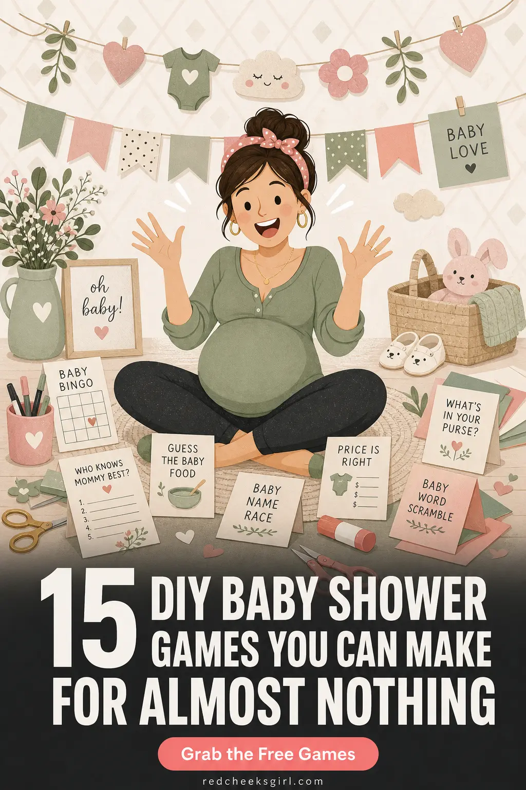 15 DIY Baby Shower Games You Can Make for Almost Nothing