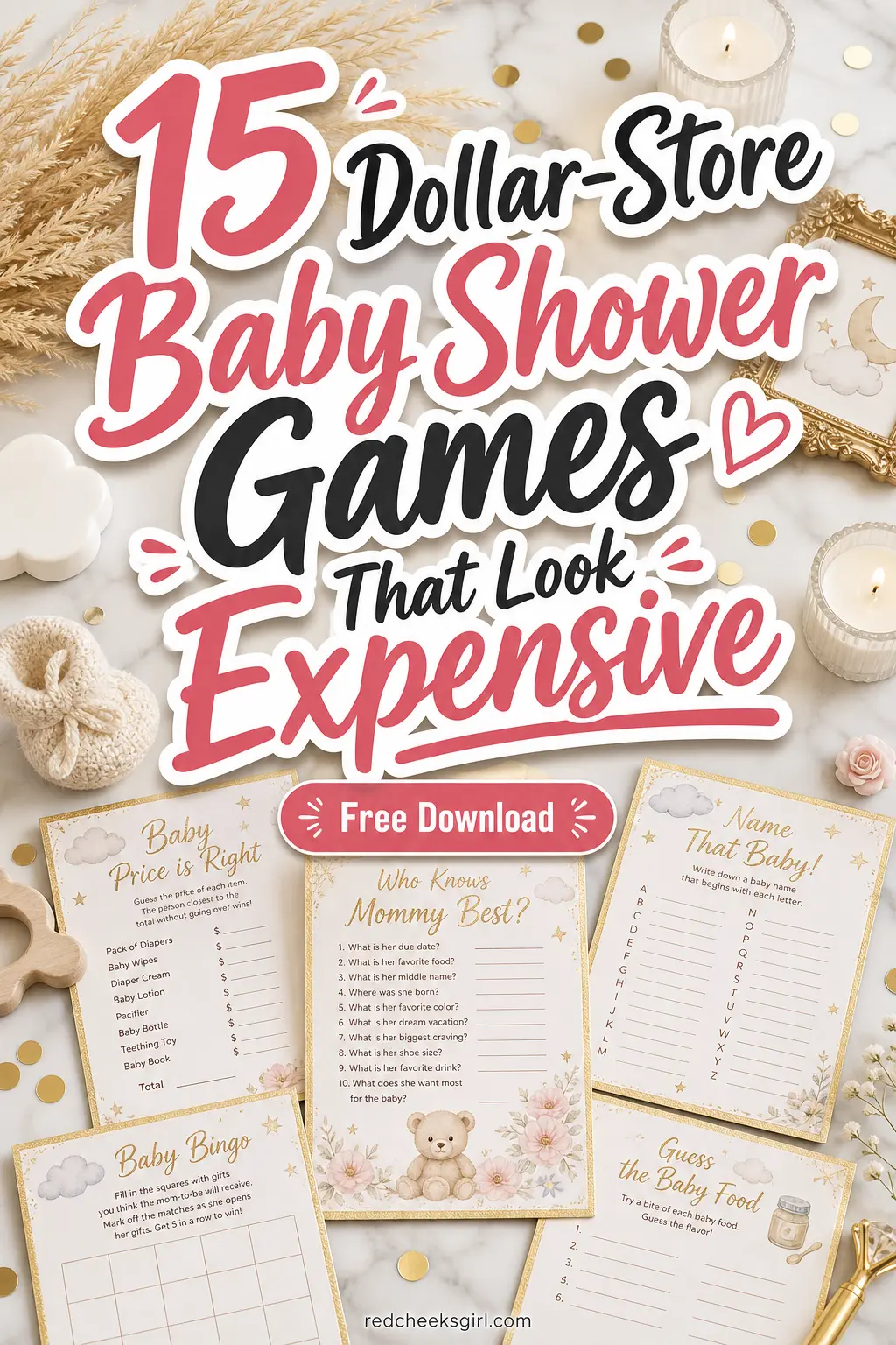 15 Dollar-Store Baby Shower Games That Look Expensive