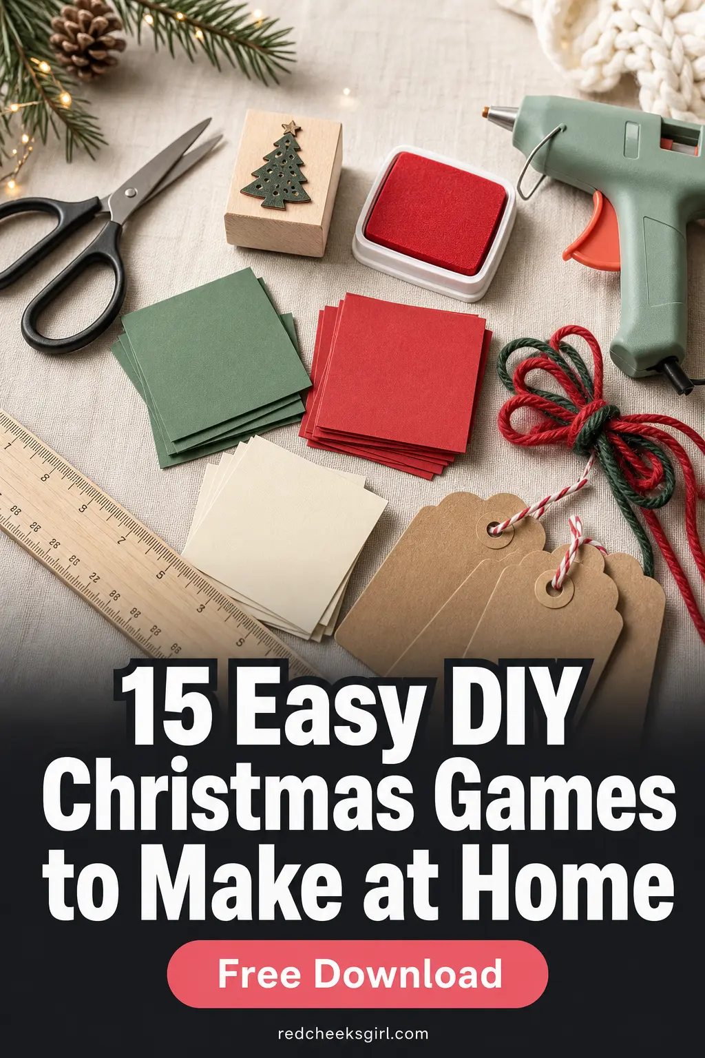 15 Easy DIY Christmas Games to Make at Home