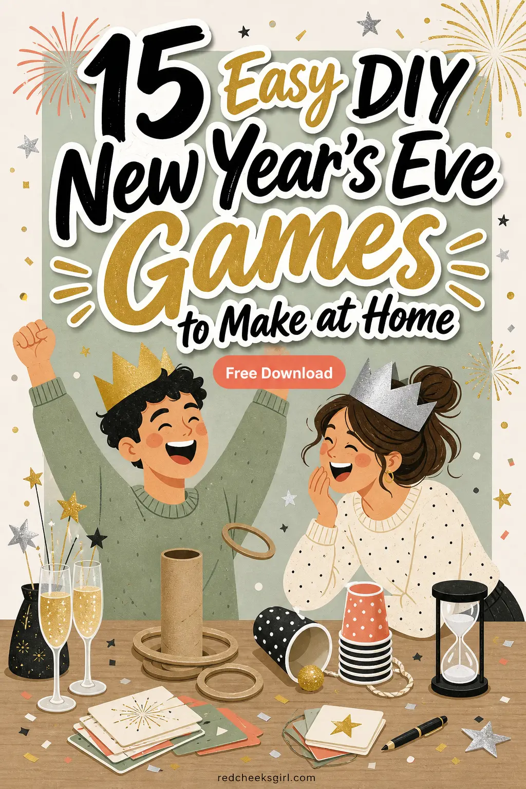 15 Easy DIY New Year's Eve Games to Make at Home