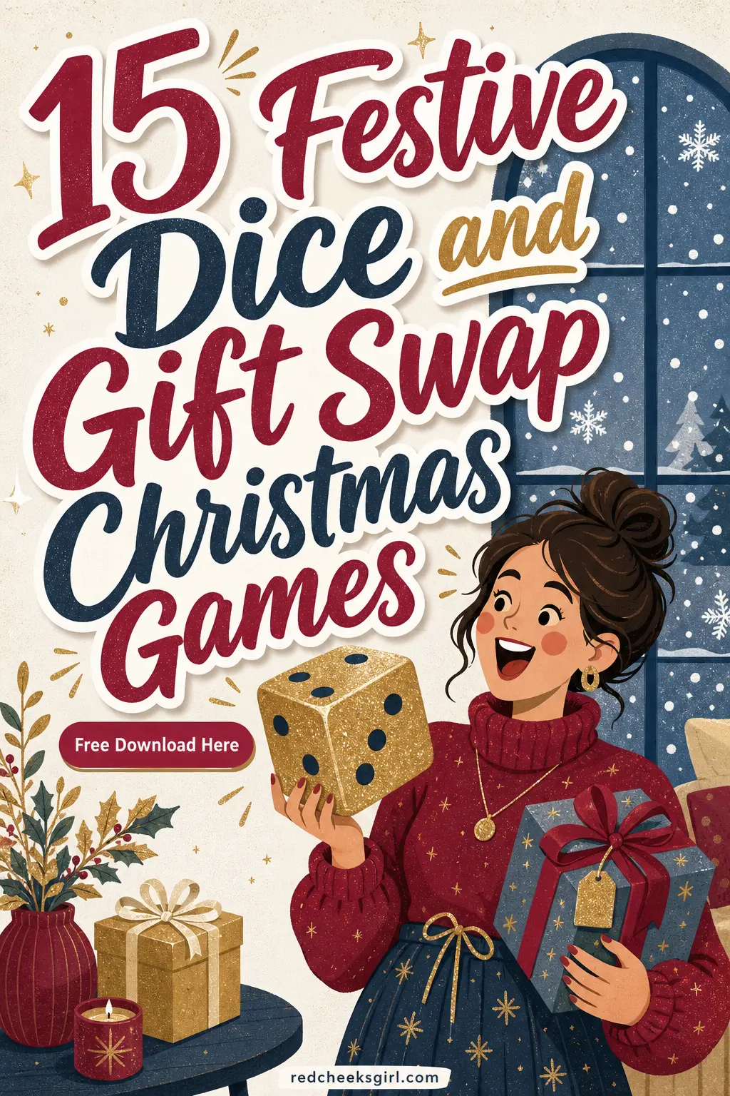 15 Festive Dice and Gift Swap Christmas Games