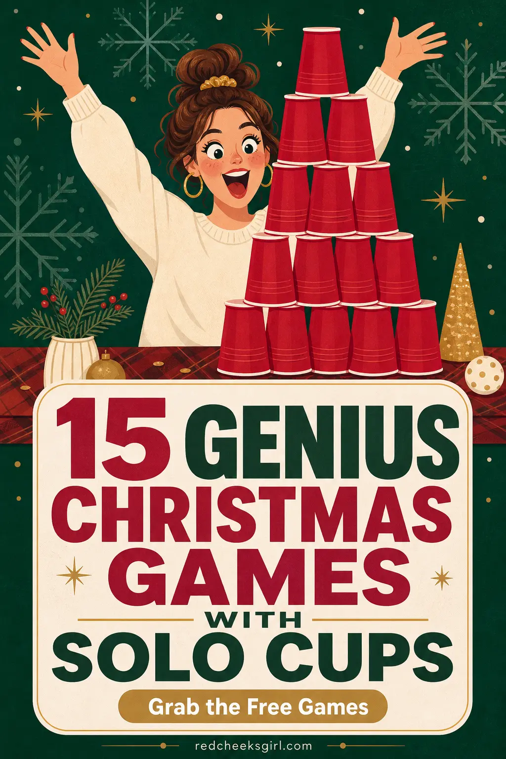 15 Genius Christmas Games with Solo Cups