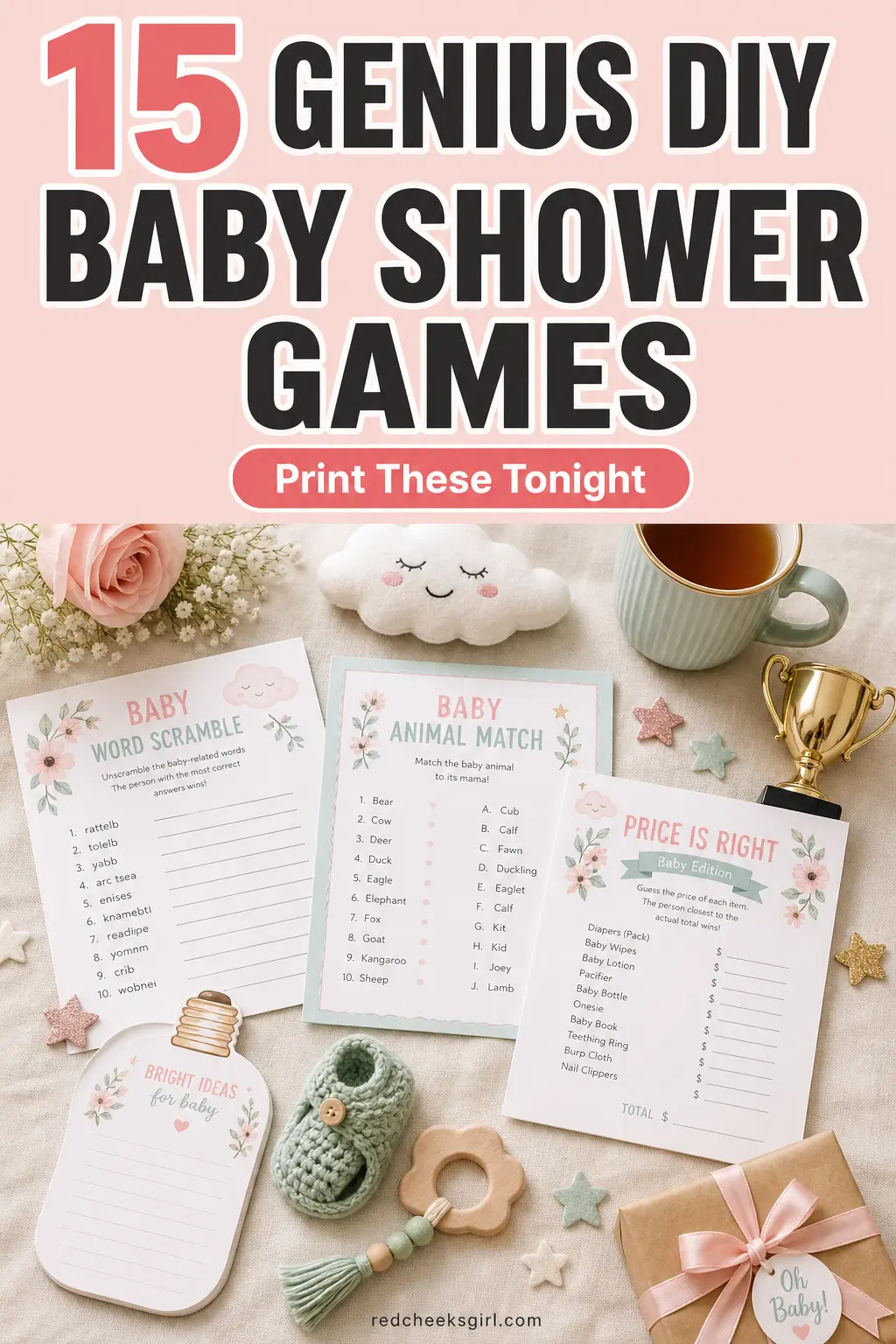 15 Genius DIY Baby Shower Games