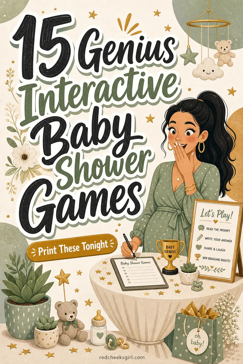 15 Genius Interactive Baby Shower Games