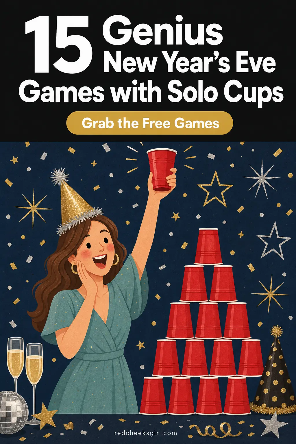 15 Genius New Year's Eve Games with Solo Cups