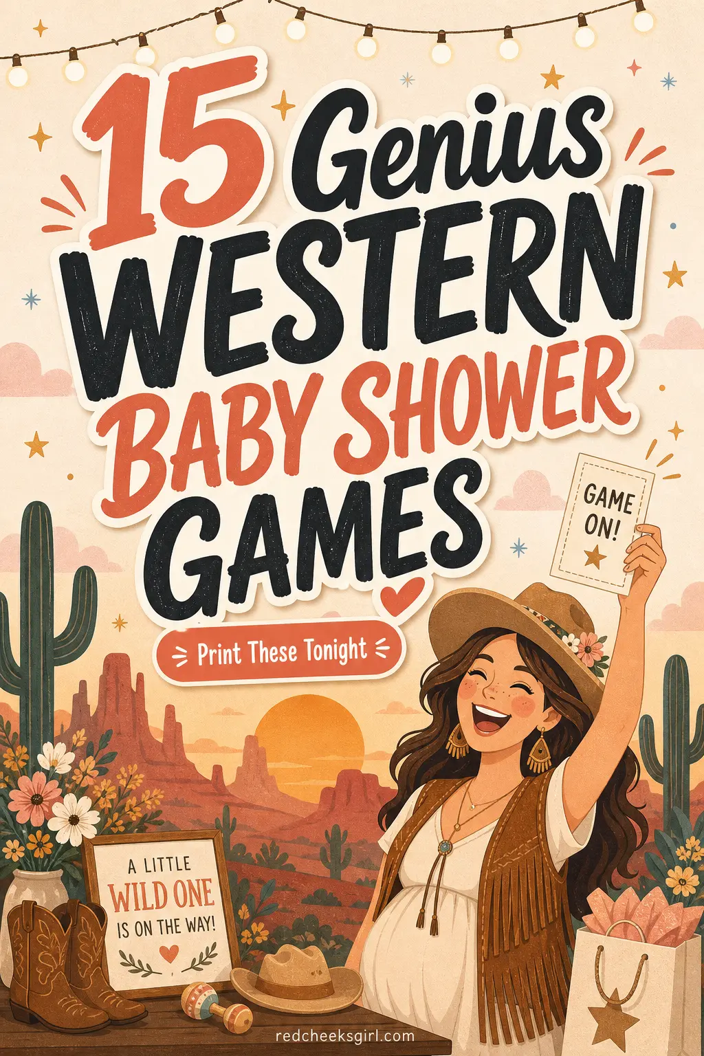 15 Genius Western Baby Shower Games