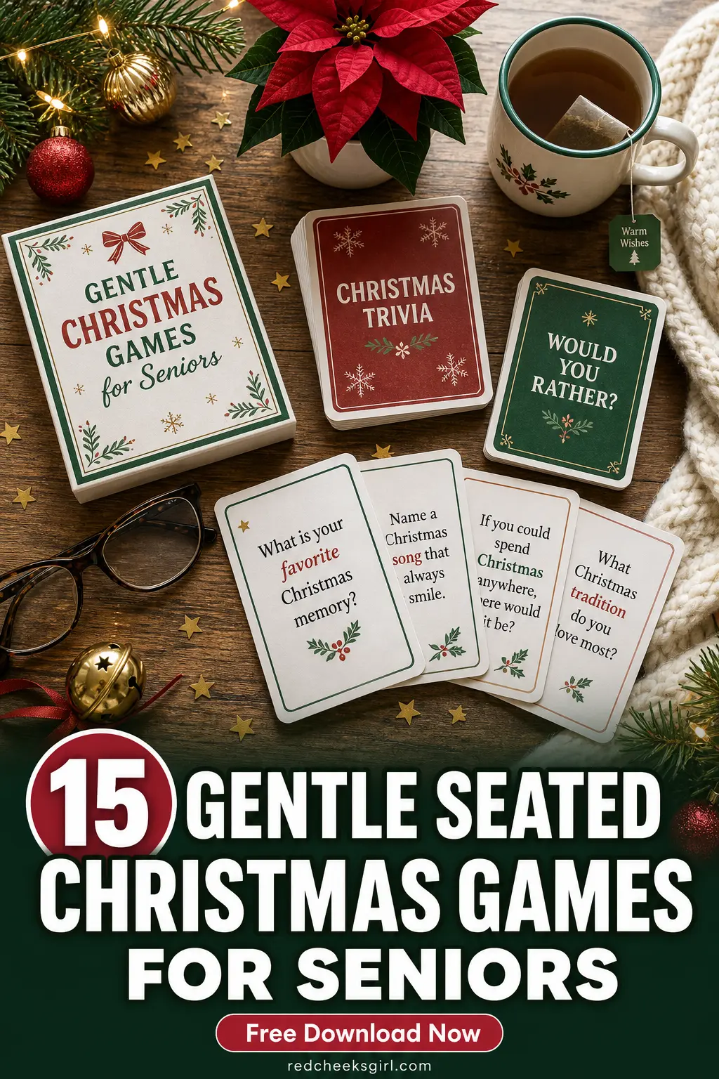 15 Gentle Seated Christmas Games for Seniors