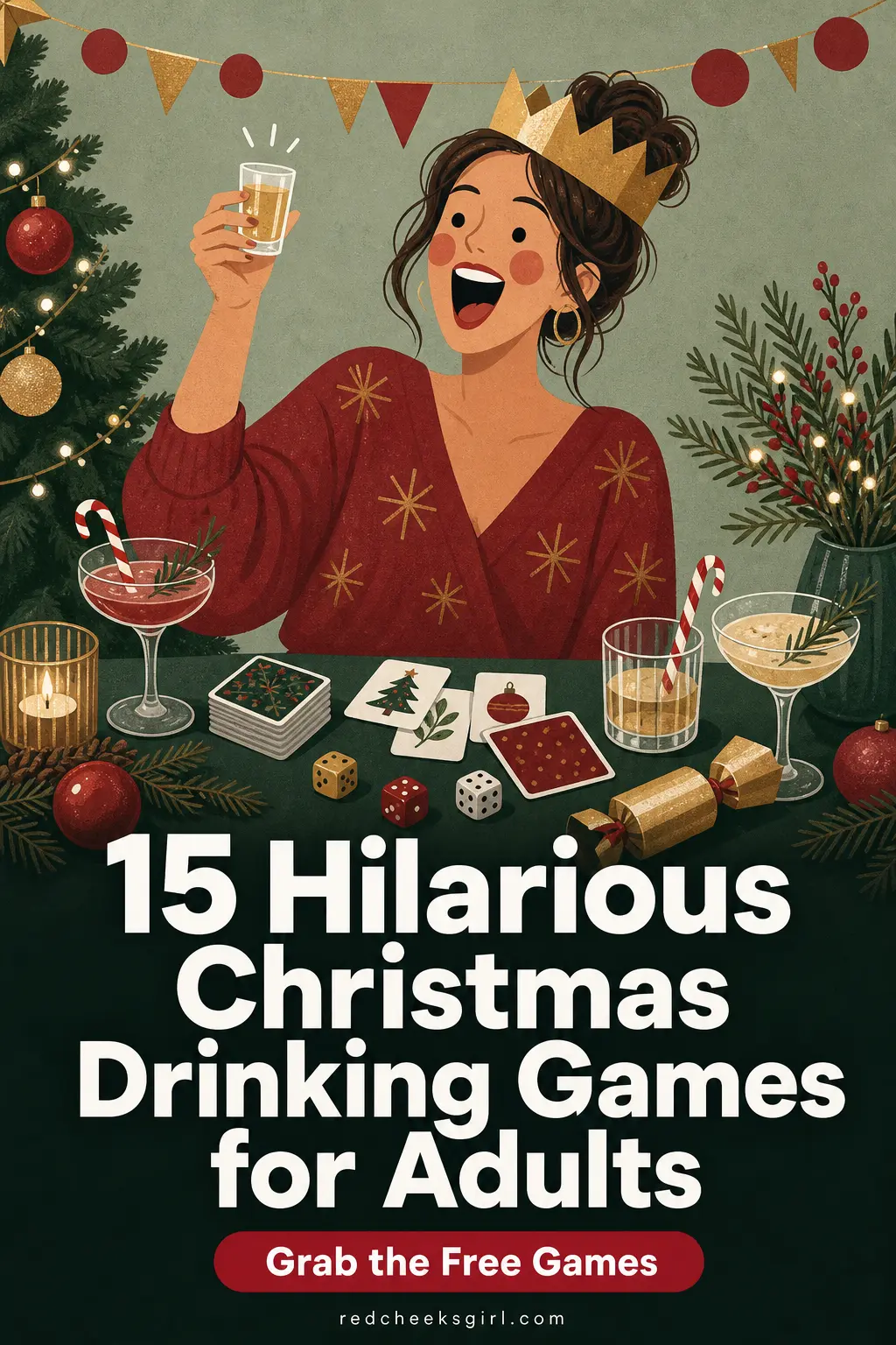 15 Hilarious Christmas Drinking Games for Adults