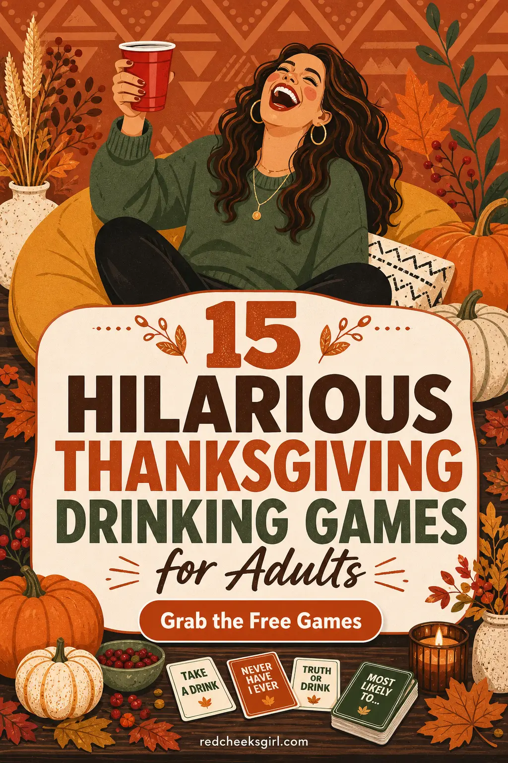 15 Hilarious Thanksgiving Drinking Games for Adults