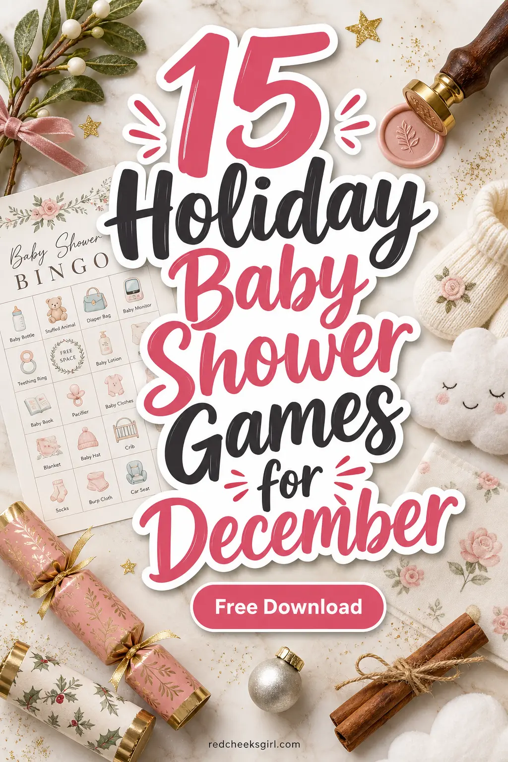 15 Holiday Baby Shower Games for December