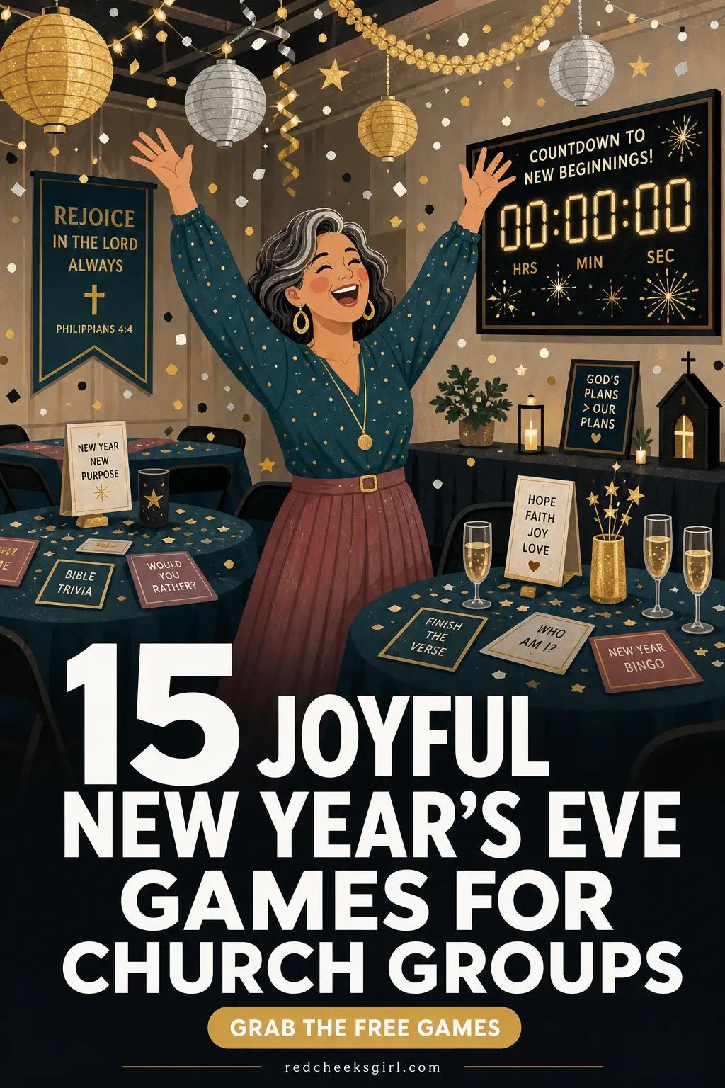 15 Joyful New Year's Eve Games for Church Groups