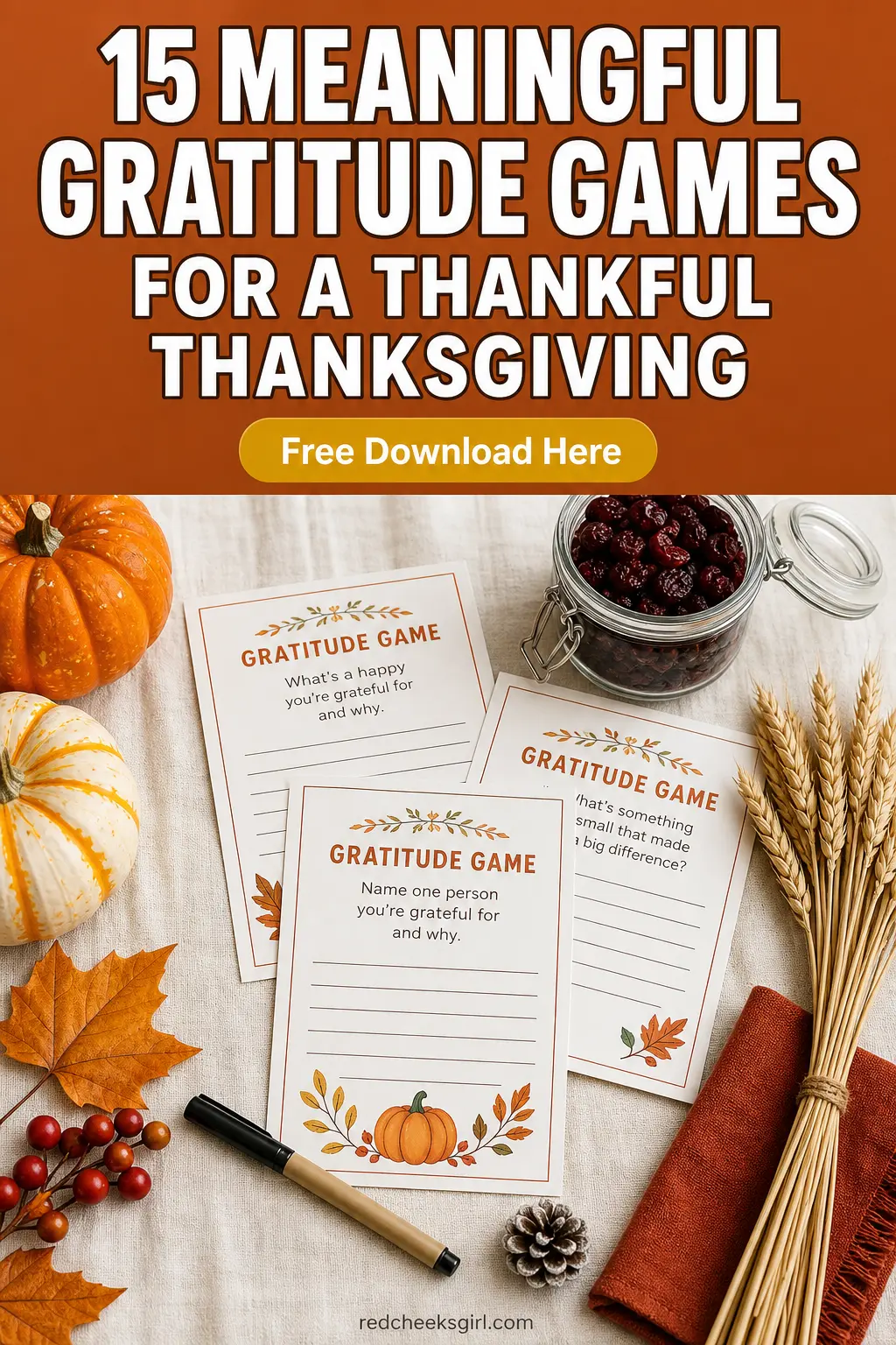 15 Meaningful Gratitude Games for a Thankful Thanksgiving