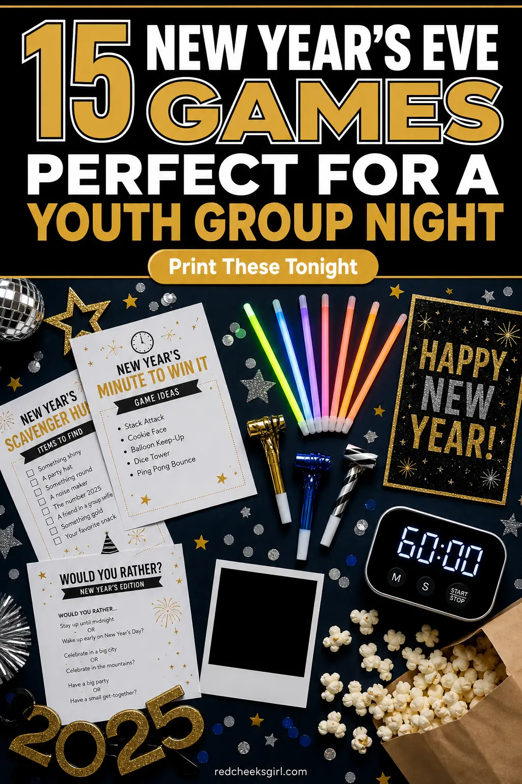15 New Year's Eve Games Perfect for a Youth Group Night