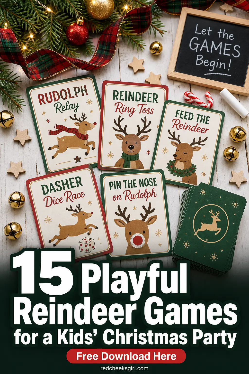 15 Playful Reindeer Games for a Kids' Christmas Party