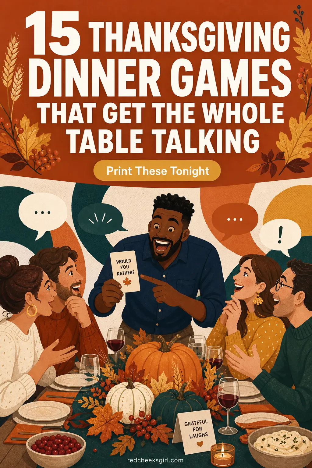 15 Thanksgiving Dinner Games That Get the Whole Table Talking