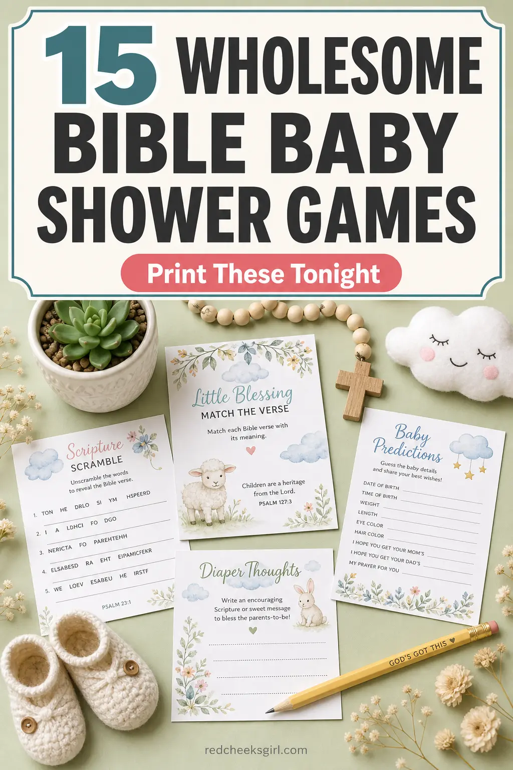 15 Wholesome Bible Baby Shower Games