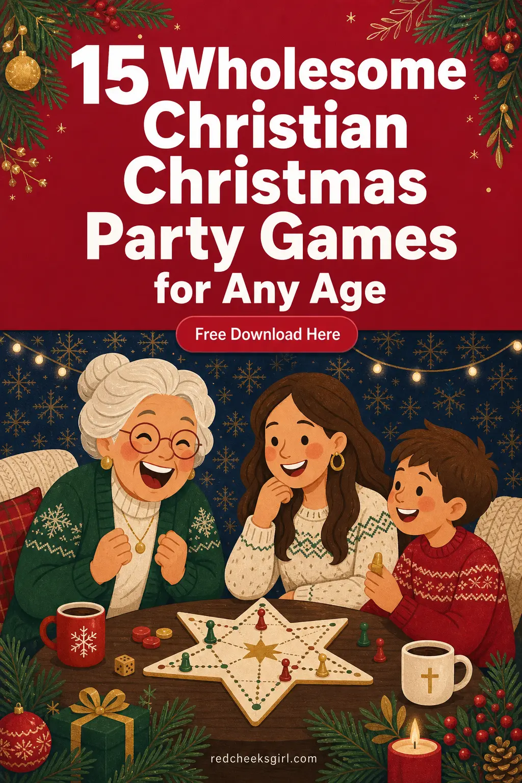 15 Wholesome Christian Christmas Party Games for Any Age