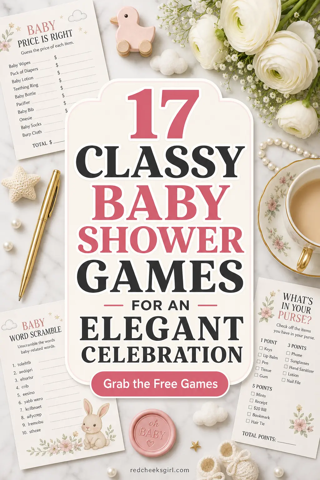 17 Classy Baby Shower Games for an Elegant Celebration