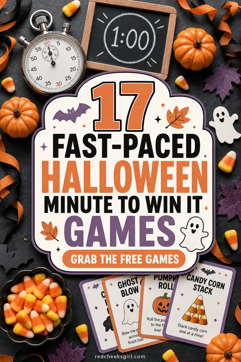 17 Fast-Paced Halloween Minute to Win It Games