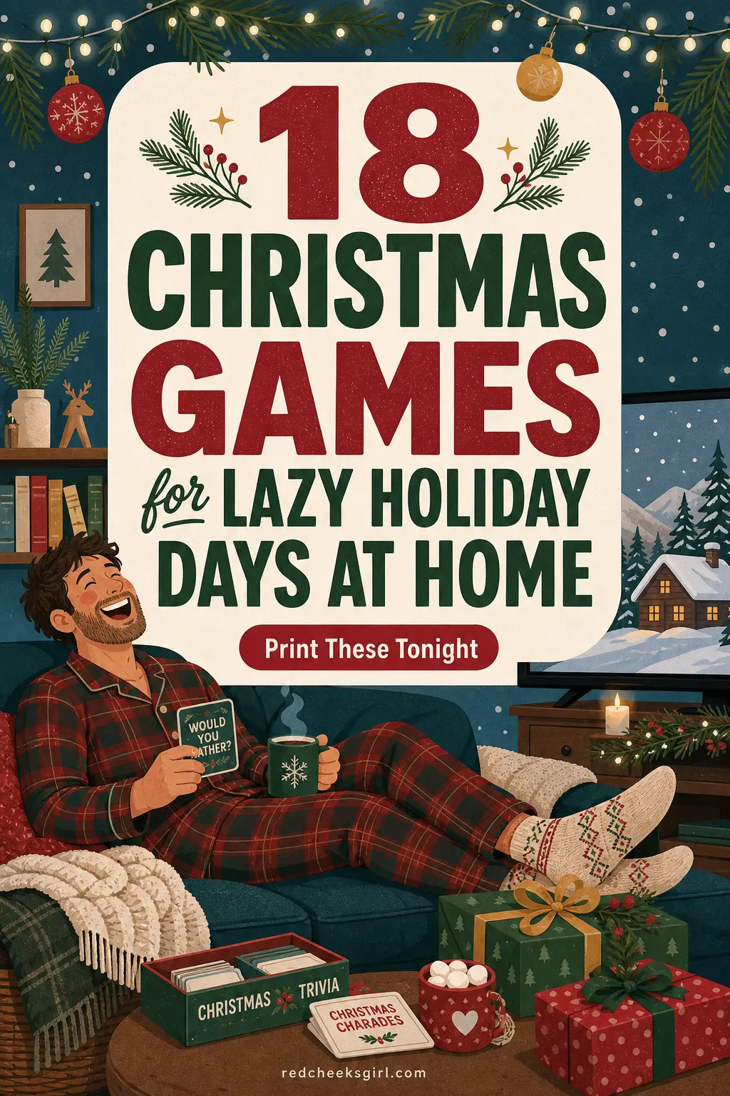18 Christmas Games for Lazy Holiday Days at Home