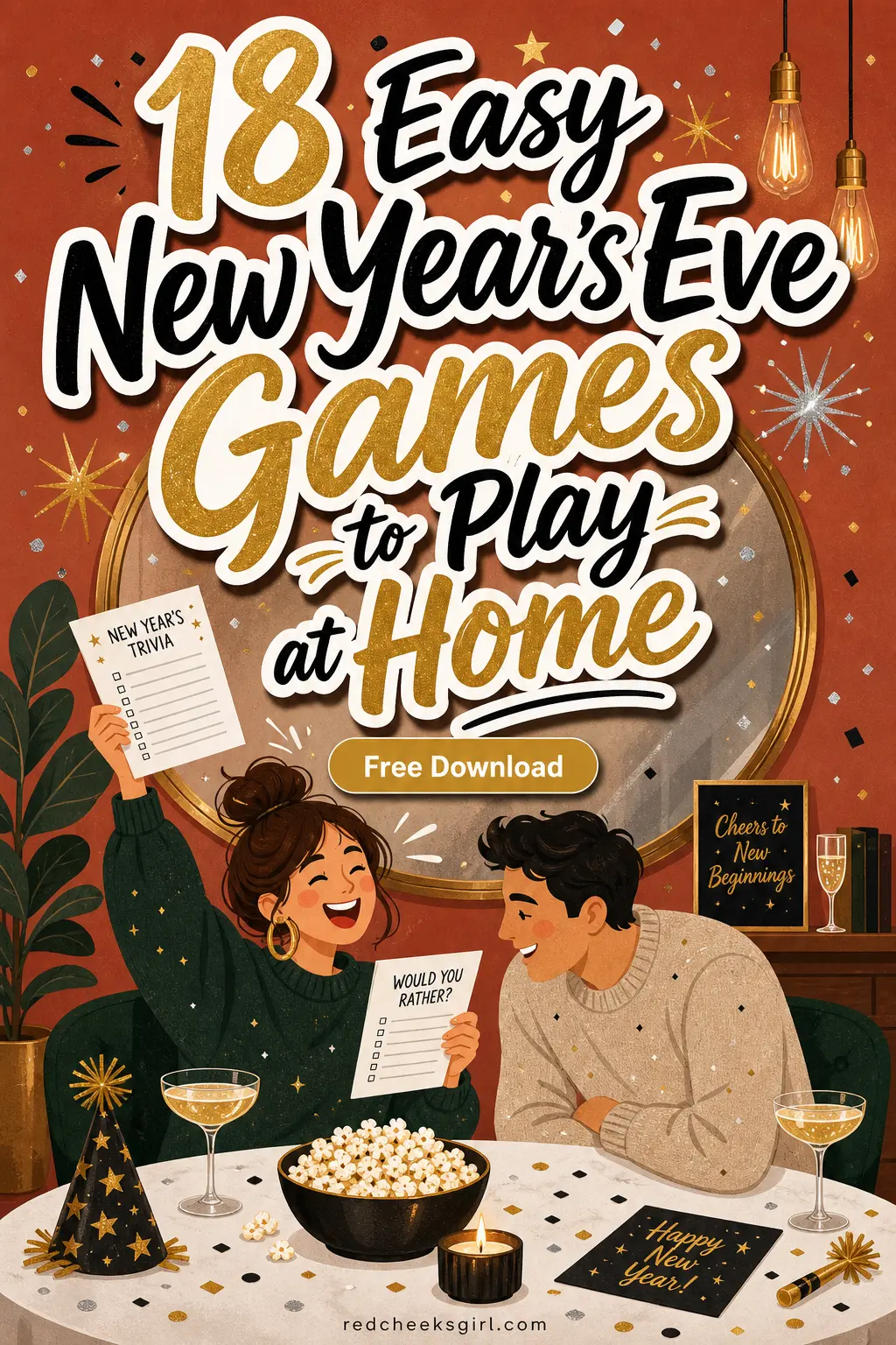 18 Easy New Year's Eve Games to Play at Home