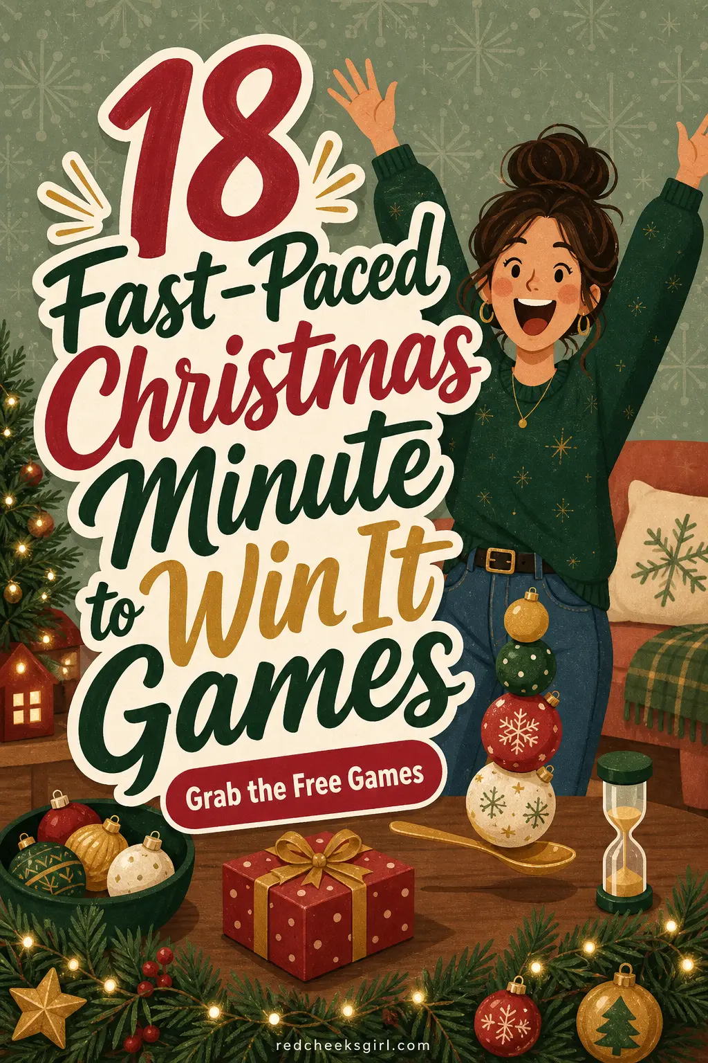 18 Fast-Paced Christmas Minute to Win It Games