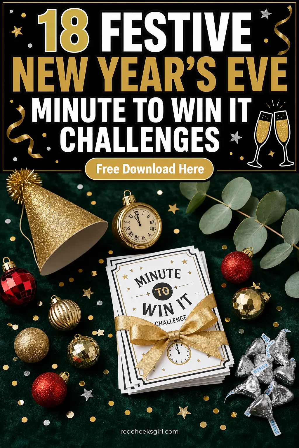 18 Festive New Year's Eve Minute to Win It Challenges