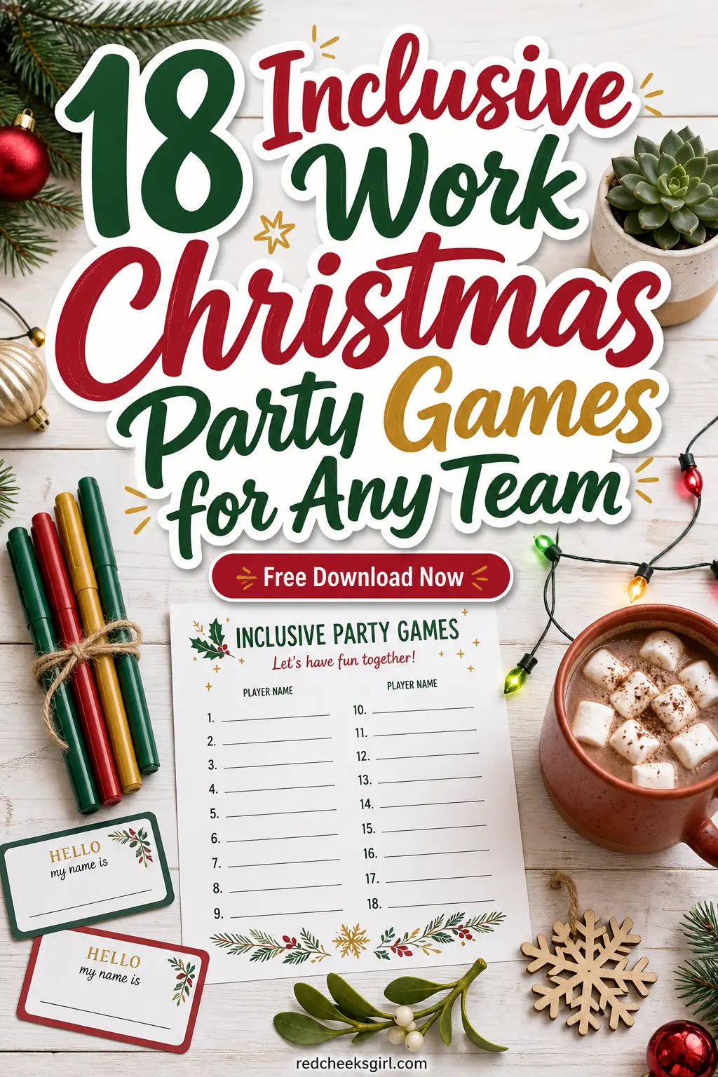 18 Inclusive Work Christmas Party Games for Any Team