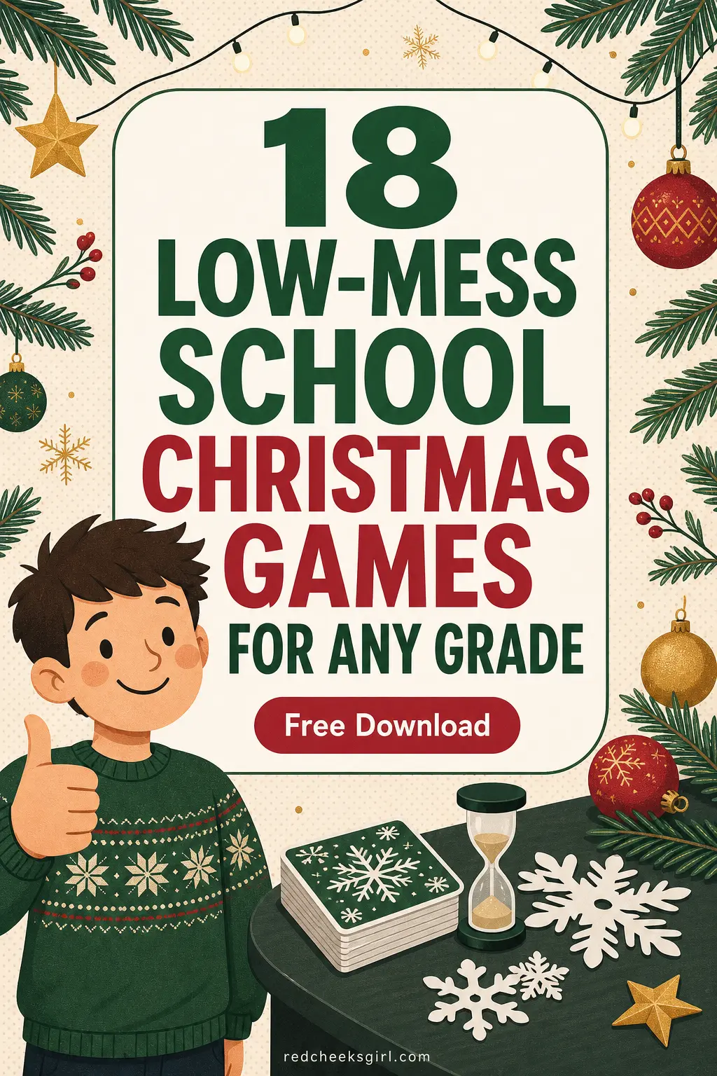18 Low-Mess School Christmas Games for Any Grade