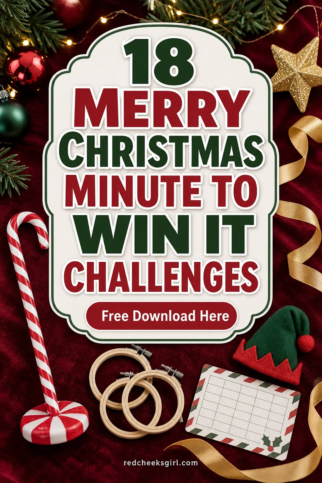 18 Merry Christmas Minute to Win It Challenges