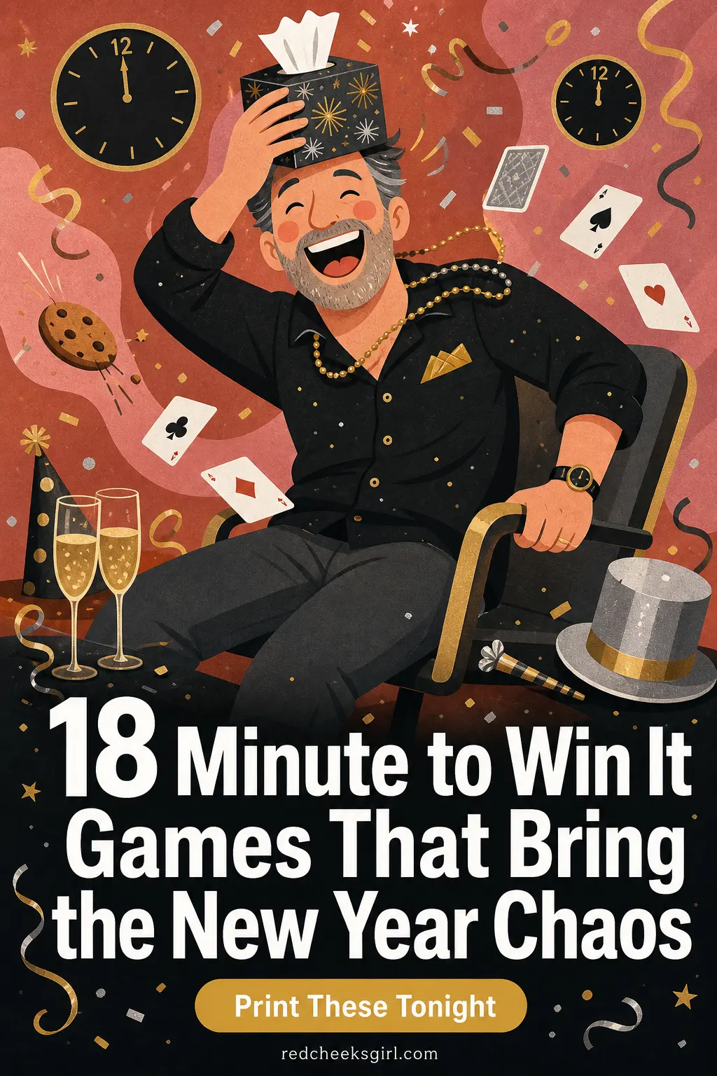 18 Minute to Win It Games That Bring the New Year Chaos