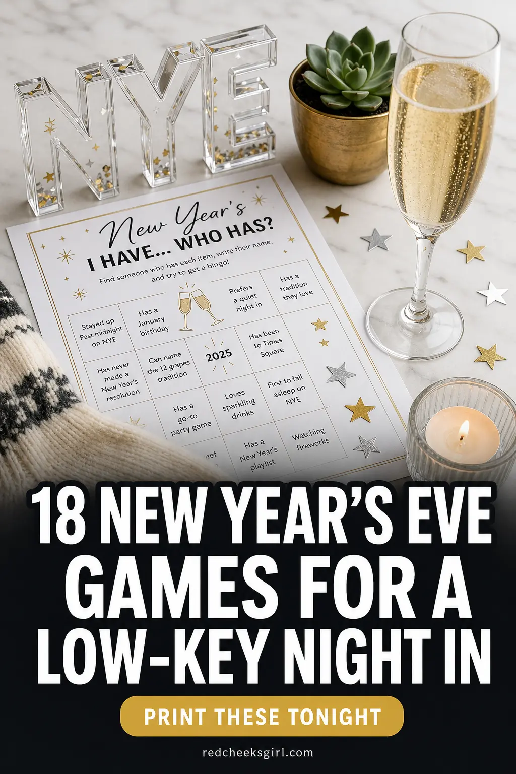 18 New Year's Eve Games for a Low-Key Night In