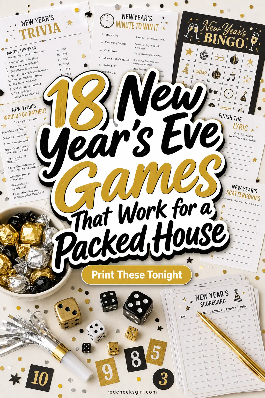 18 New Year's Eve Games That Work for a Packed House