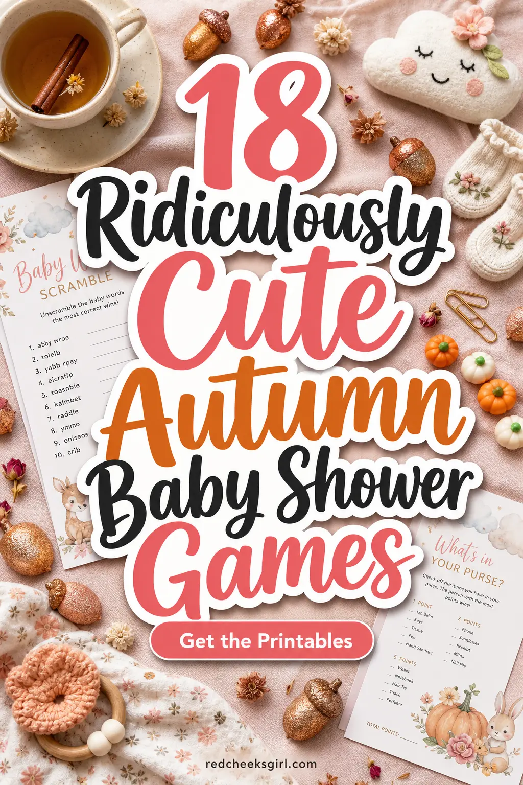 18 Ridiculously Cute Autumn Baby Shower Games