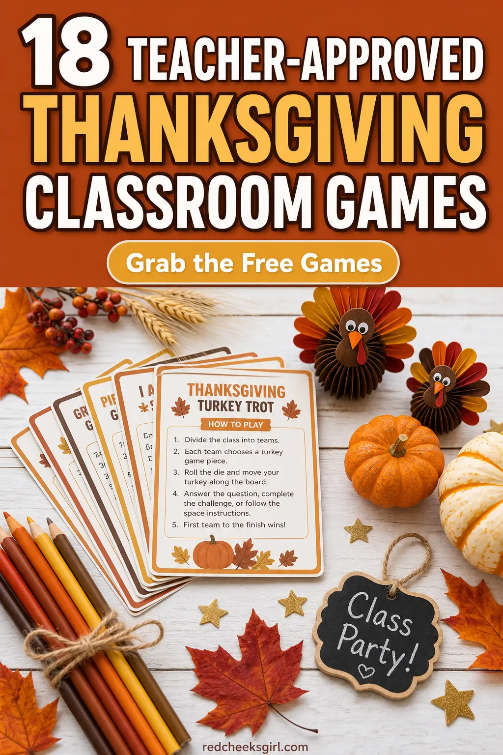 18 Teacher-Approved Thanksgiving Classroom Games